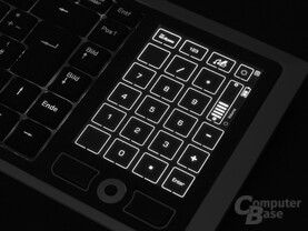 Touchdisplay: Helligkeit mittel