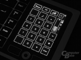 Touchdisplay: Ziffernblock