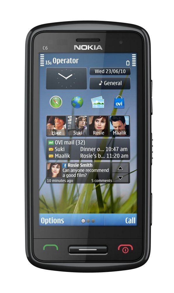 Nokia C6-01: Homescreen