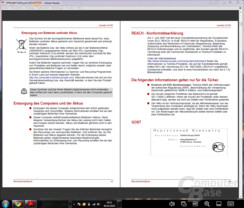 PDF-Ansicht (beide Displays)
