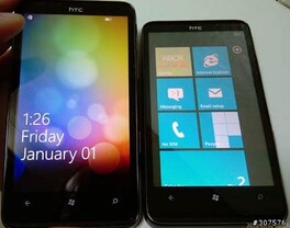 HTC HD3/HD7: Vorderseite