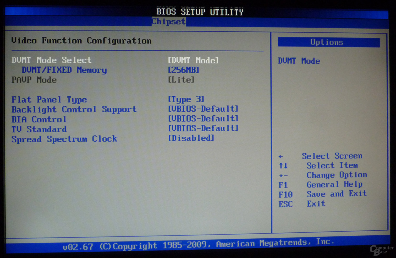 Zotac H55-ITX WiFi – BIOS