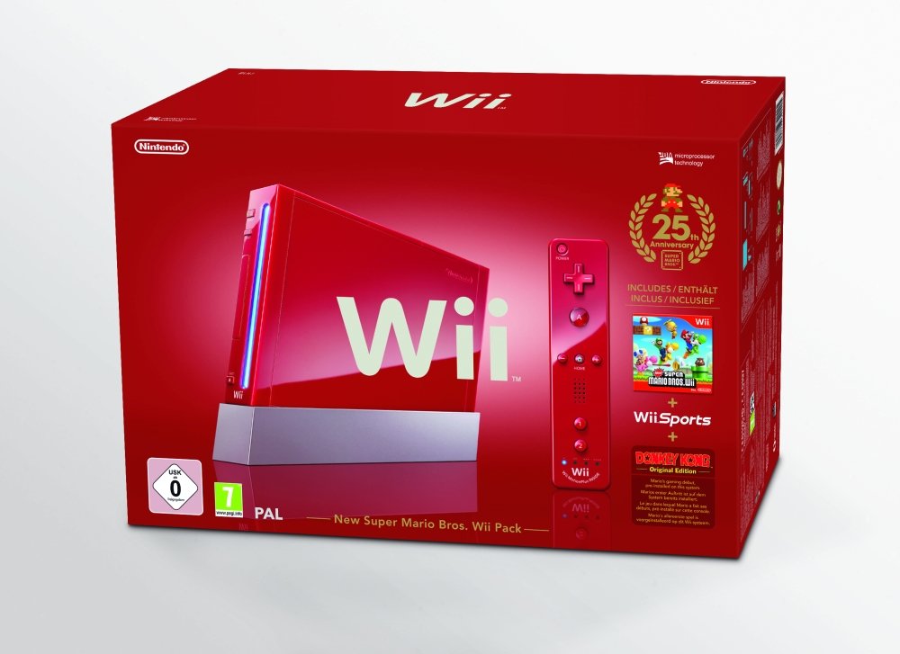Mario-Jubiläums-Edition mit roter Wii