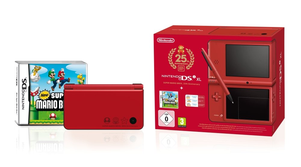 Mario-Jubiläums-Edition mit rotem DSi XL
