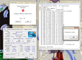 SuperPi-Benchmark eines „Bloomfield“