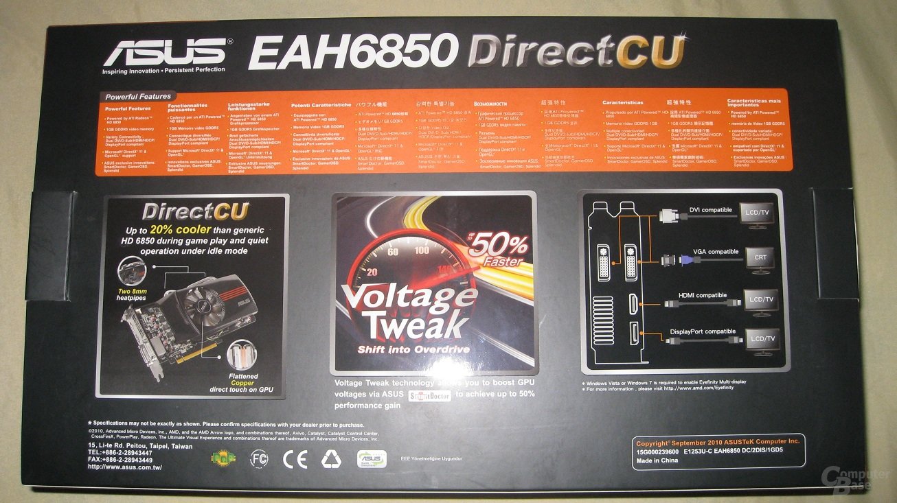 Asus EAH6850 DirectCU/2DIS/1GD5