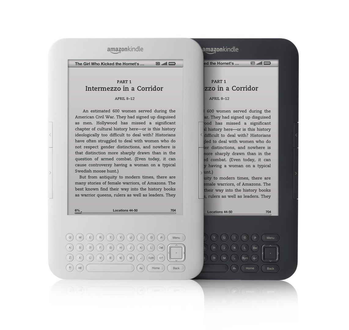 Kindle graphite and white