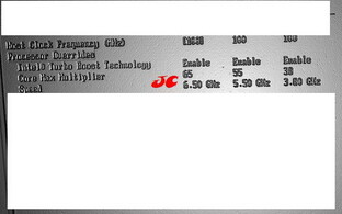 Multiplikatorwahl im BIOS