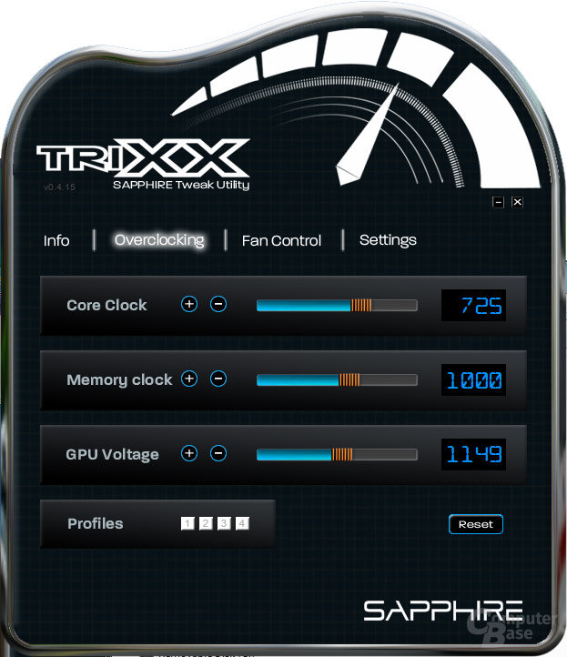 Sapphires Radeon-Tool „TriXX
