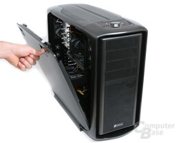 Corsair Graphite 600T – Befestigung Seitenwand