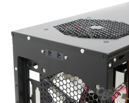 Antec Dark Fleet DF-35 – Lüftersteuerung Lüfter hinten