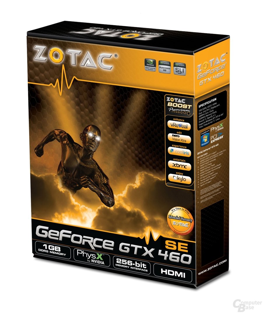 Zotac GeForce GTX 460 SE
