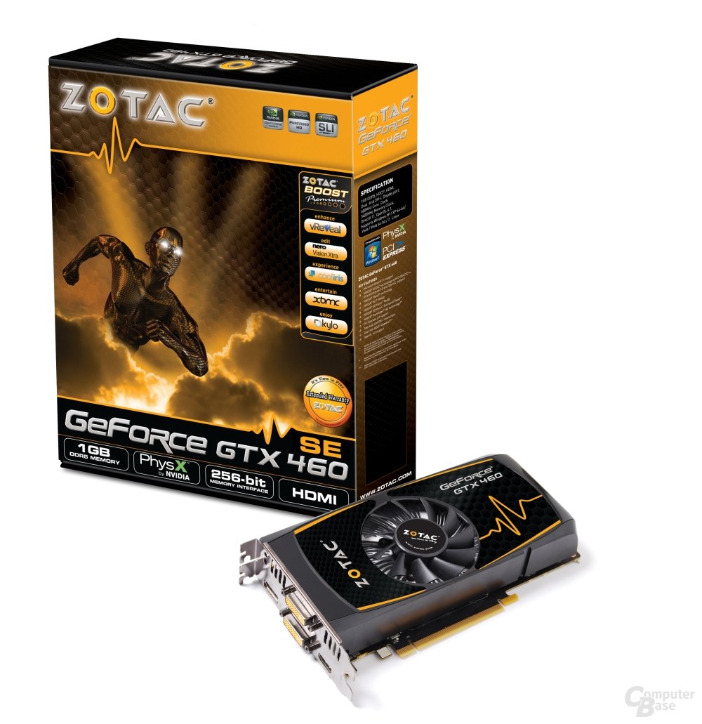 Zotac GeForce GTX 460 SE