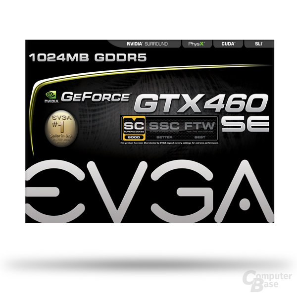 EVGA GeForce GTX 460 SE Superclocked