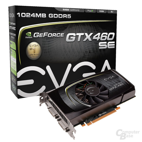 EVGA GeForce GTX 460 SE (Superclocked)