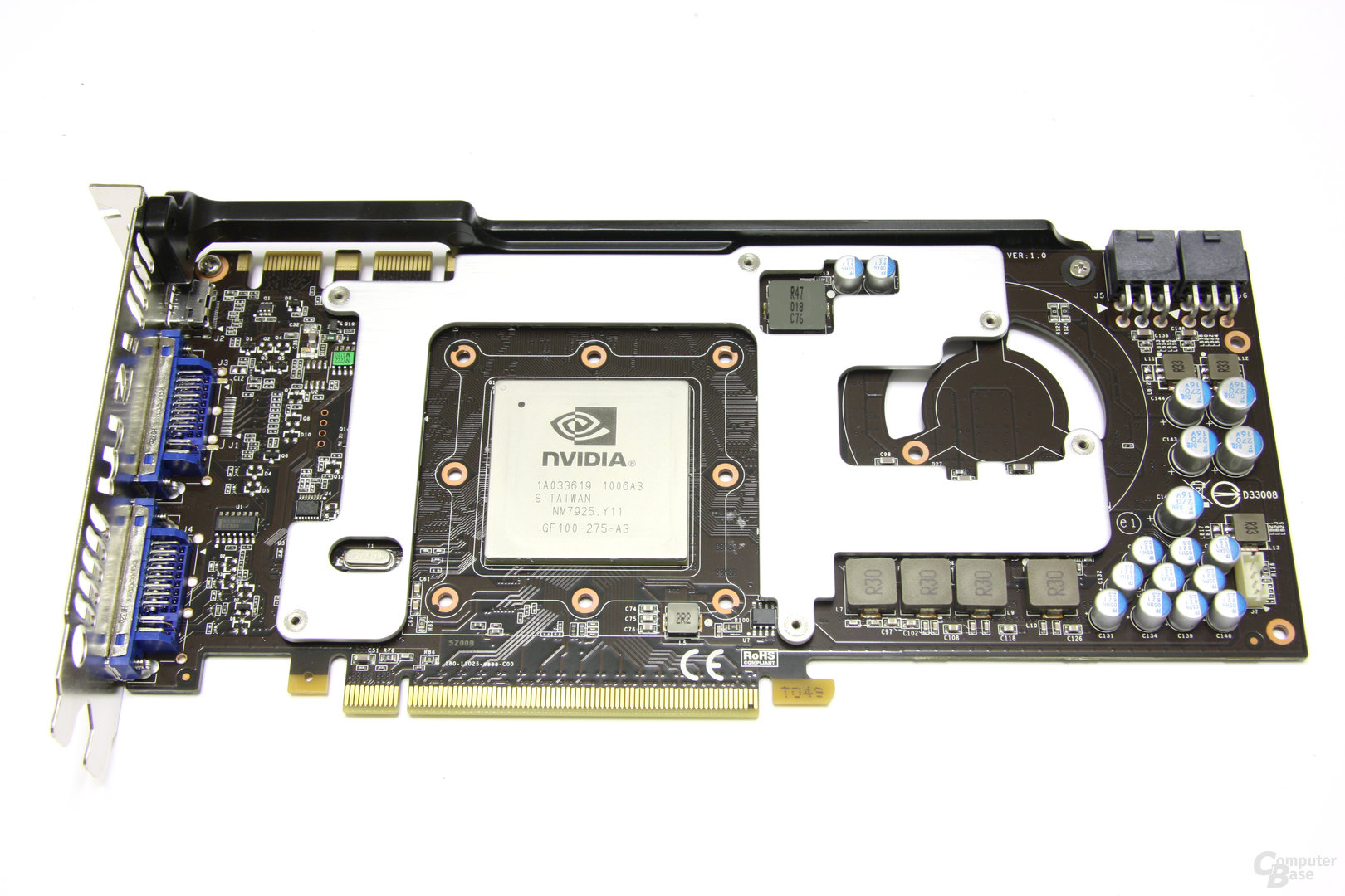 GeForce GTX 470 Twin Frozr II Kühlplatte