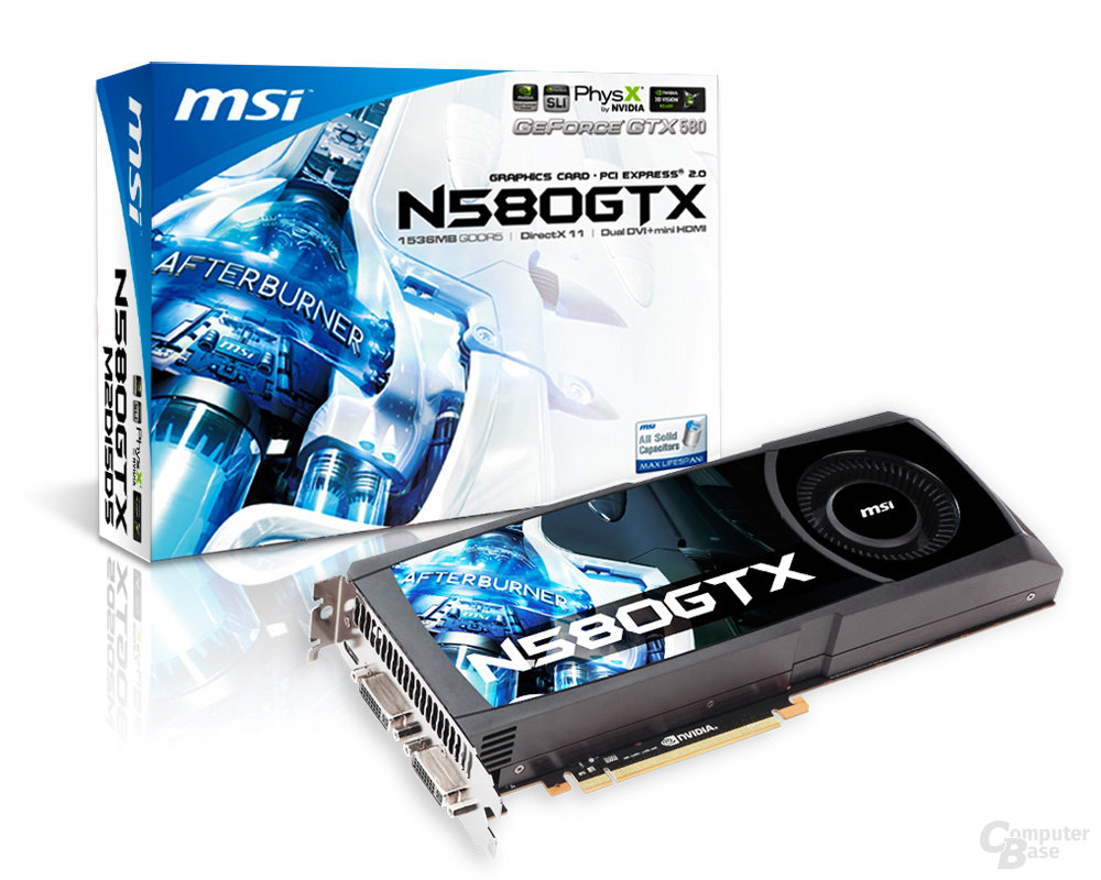 MSI Nvidia GeForce GTX 580