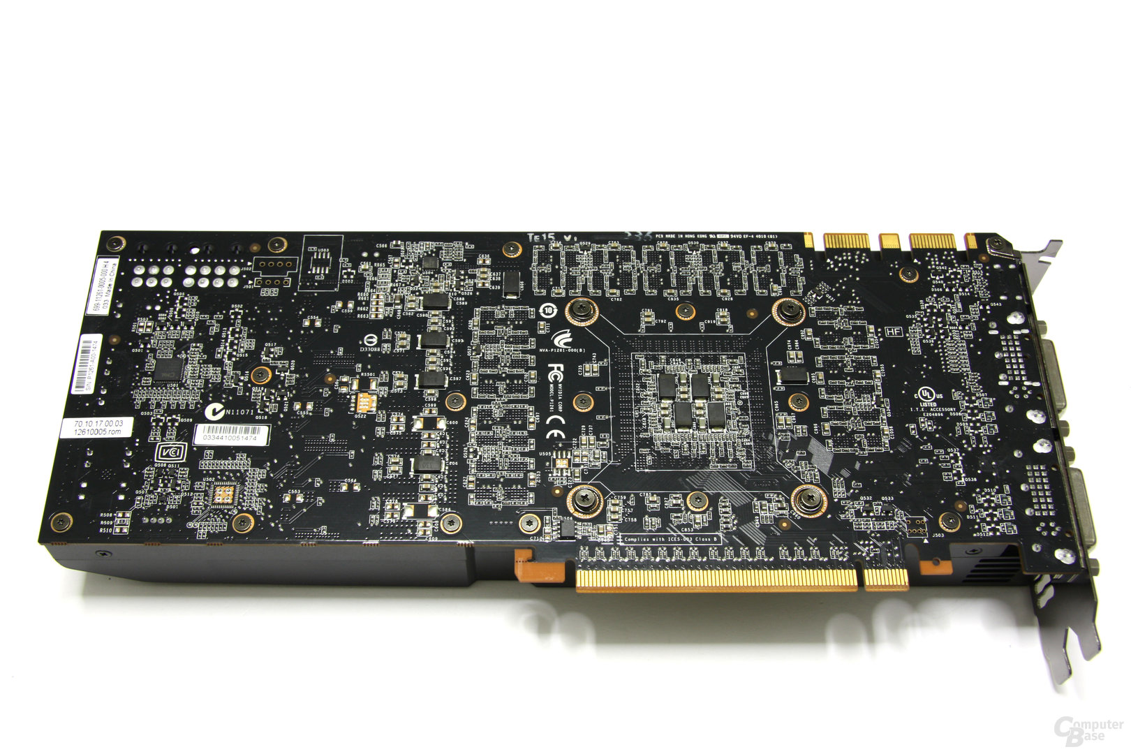 GeForce GTX 570 Rückseite