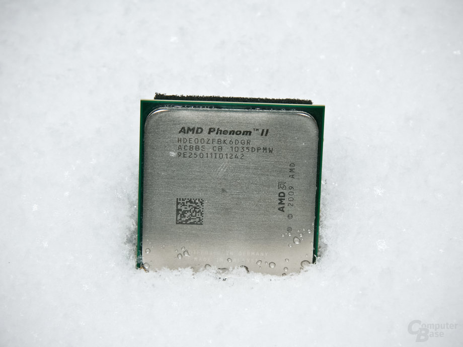 AMD Phenom II X6 1100T Black Edition im Schnee