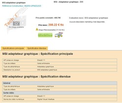 Radeon HD 6950 in franz. Online-Shop | Quelle: tcmagazine.com
