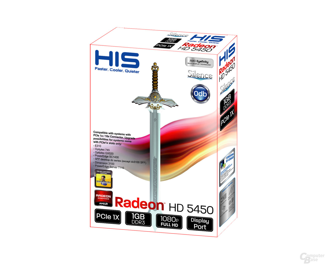 HIS Radeon HD 5450 Silence PCIe 1x