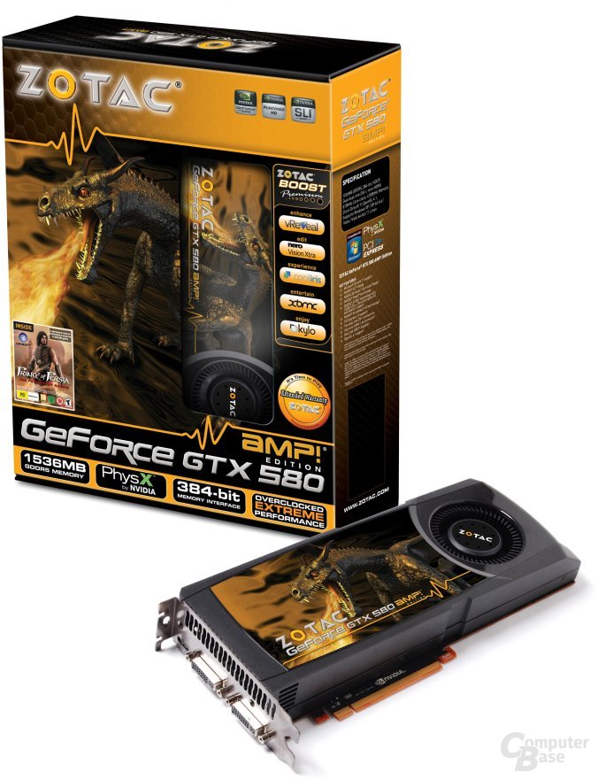 Zotac Geforce GTX 580 AMP! Edition