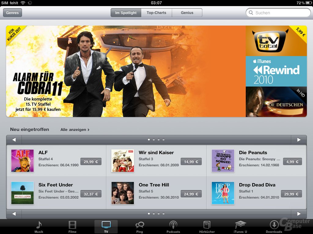iPad: Multimedia (iTunes)