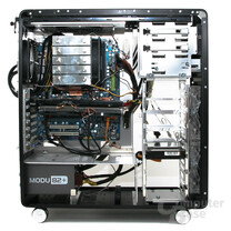 Lian Li PC-V1020B – Innenraum mit Hardware