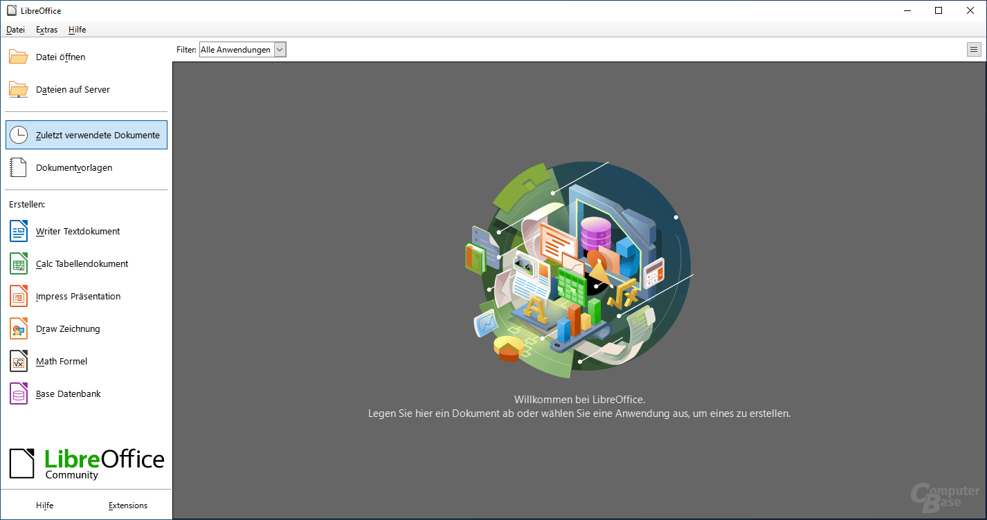 LibreOffice – Start