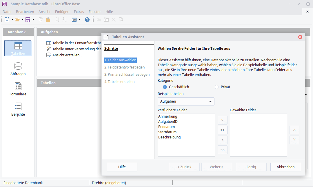 LibreOffice – Base