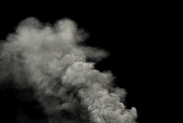 Mit FumeFX offline berechneter Rauch.