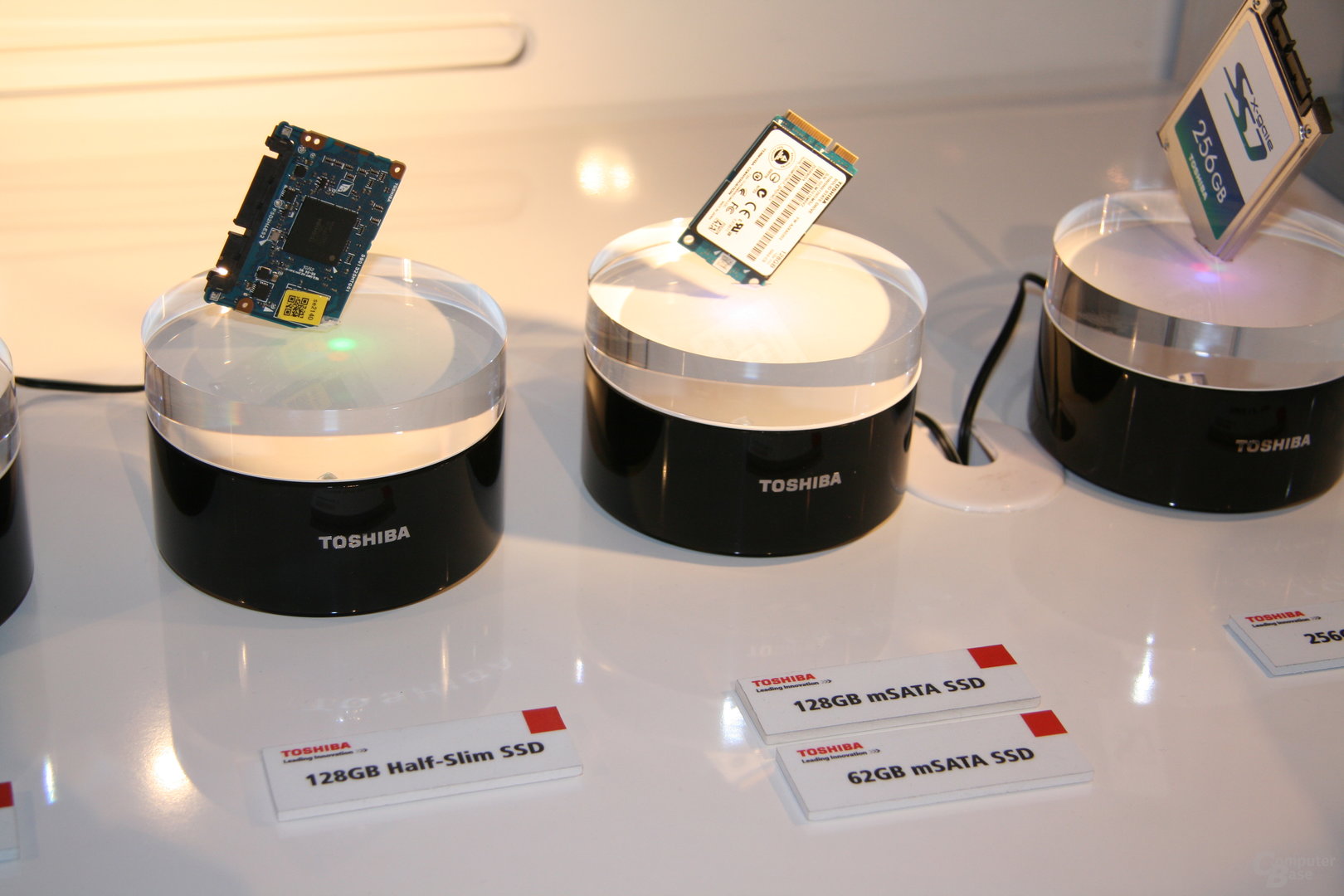 SSDs in kleiner Größe von Toshiba