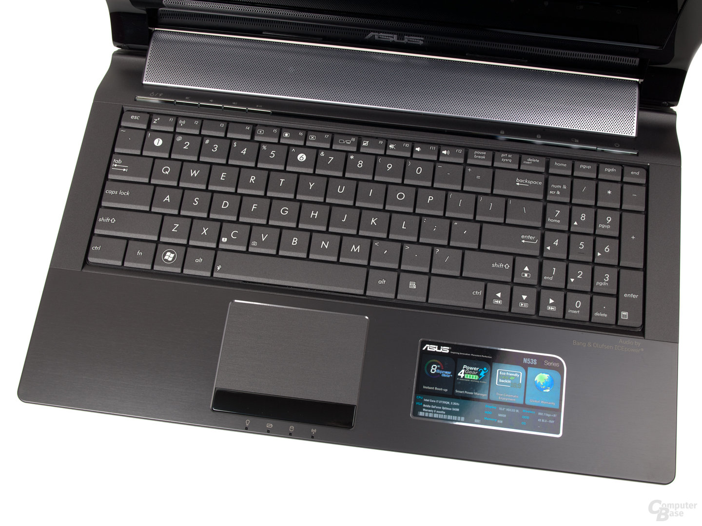 Asus N53SV: Tastatur