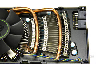GeForce GTX 560 Ti Heatpipes und Lamellen