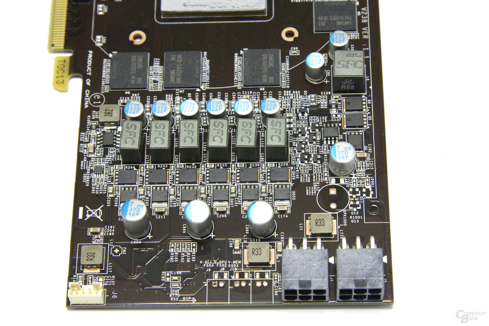 GeForce GTX 560 Ti TFII OC Stromversorgung