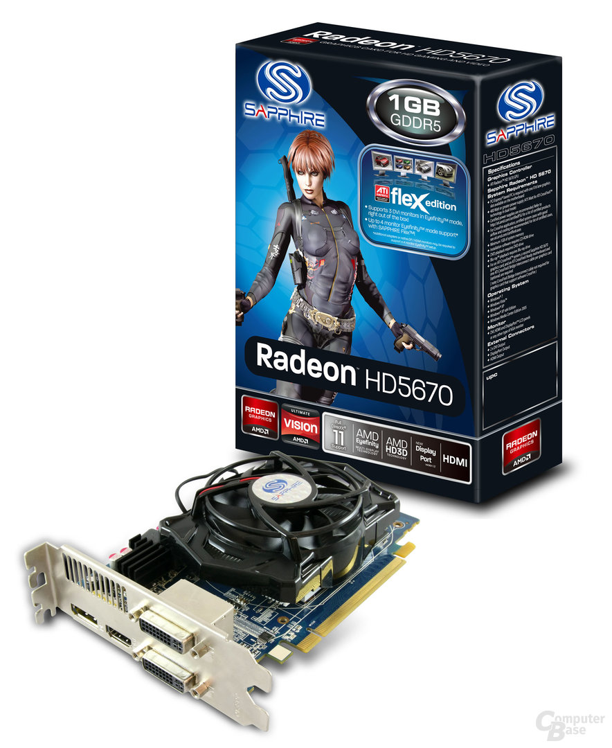 Sapphire Radeon HD 5670 FleX Edition