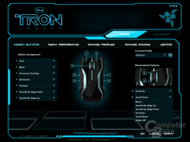 Tron-Treiber: Tastenkonfiguration