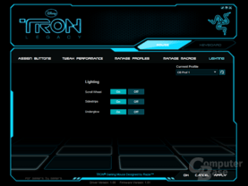 Tron-Treiber: Beleuchtung einzeln deaktivierbar