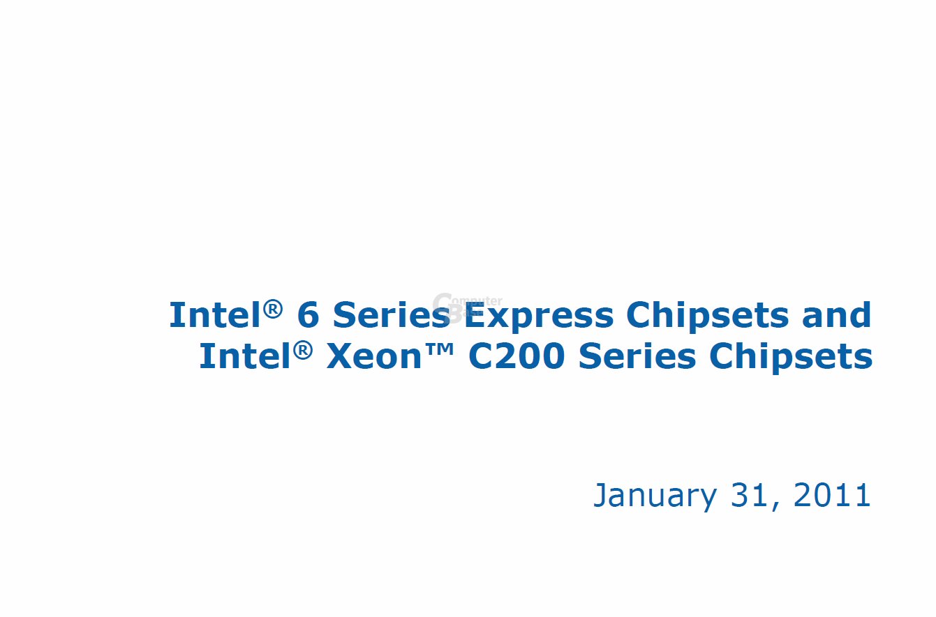 Intel-Dokument zu den Fehlern in den Chipsätzen