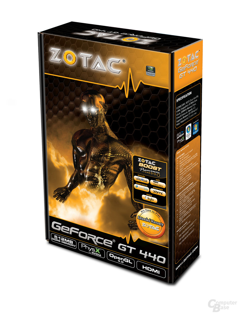 Zotac GeForce GT 440 mit 512 MB GDDR5