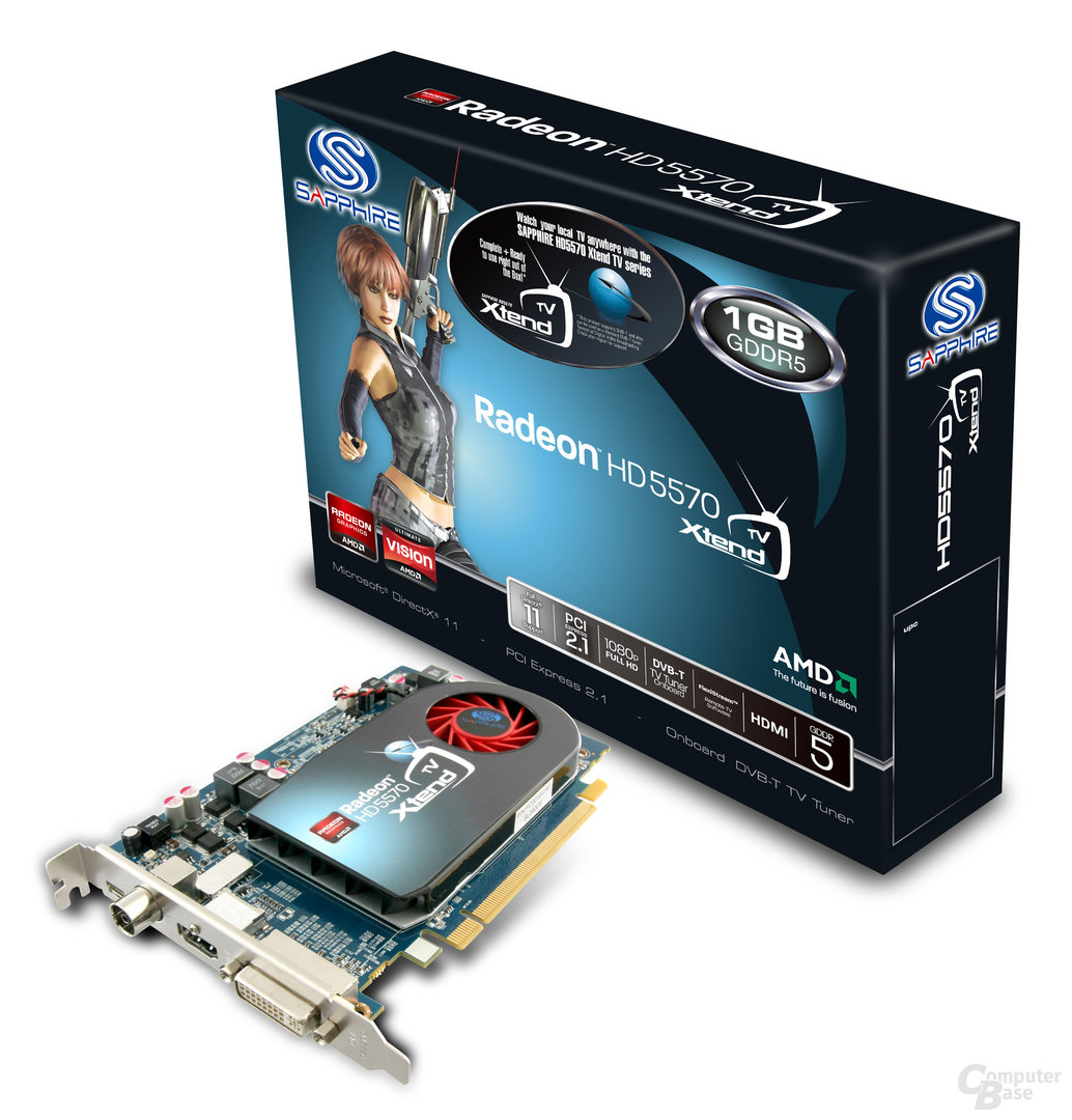 Sapphire Radeon HD 5570 XtendTV 1GB GDDR5