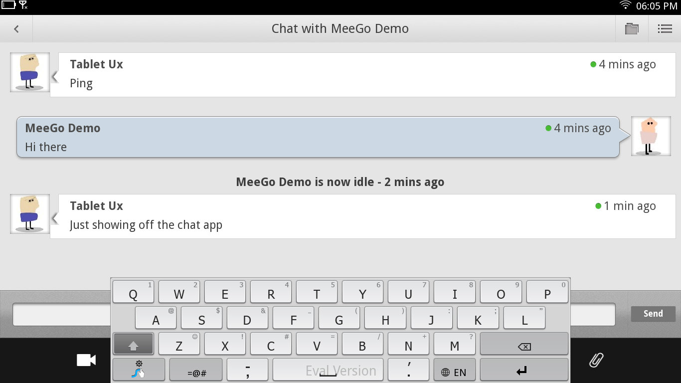 MeeGo-v1.2-Oberfläche für Tablet-PCs