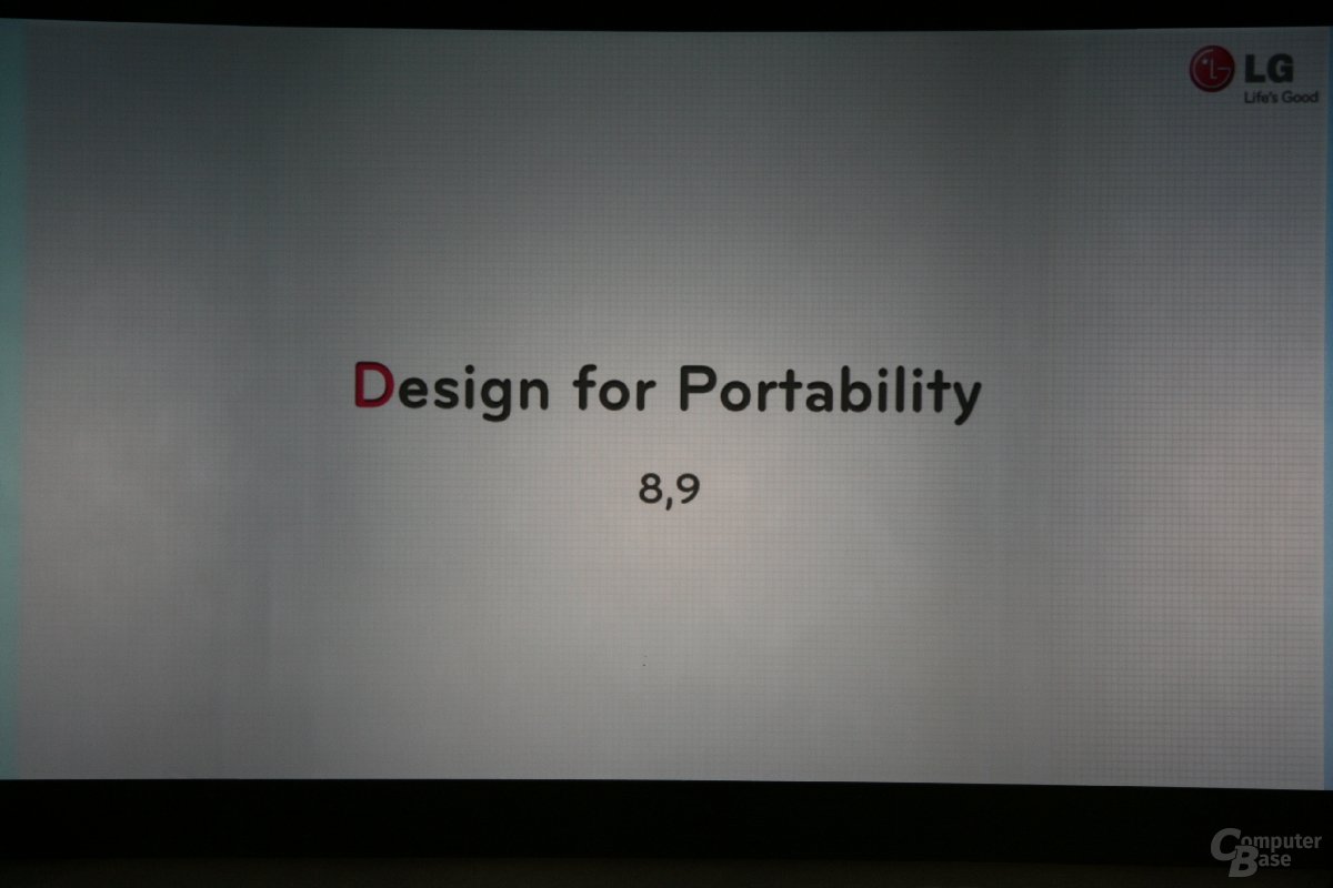 LG MWC-Präsentation