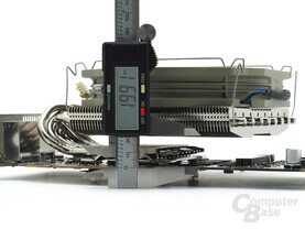 Abstand zwischen Kühler und PCB