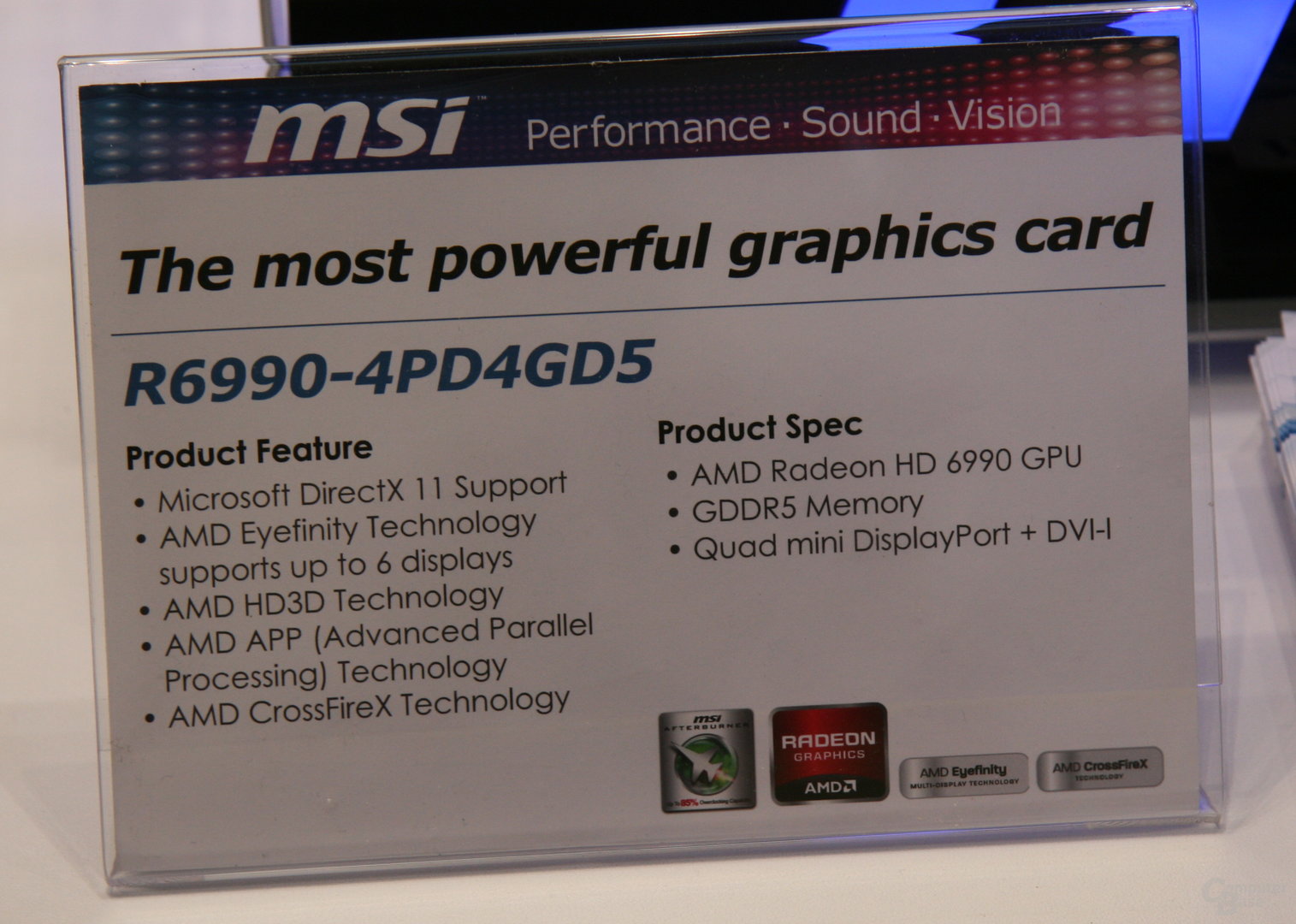 MSI Radeon HD 6990