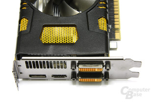 GeForce GTX 550 Ti AMP! Anschlüsse