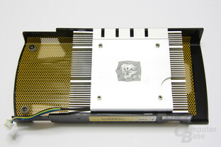 GeForce GTX 550 Ti AMP! Kühlerrückseite