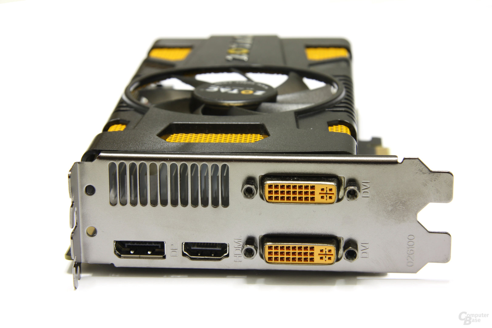 GeForce GTX 550 Ti AMP! Slotblech
