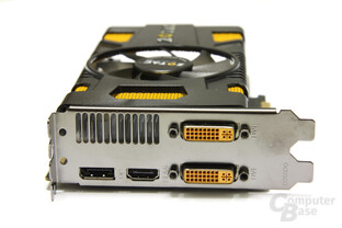 GeForce GTX 550 Ti AMP! Slotblech