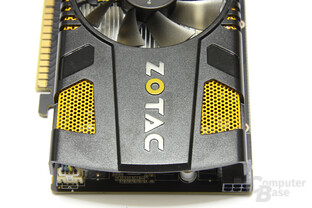 GeForce GTX 550 Ti AMP! von oben